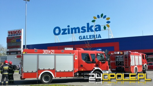 Pożar w Galerii Ozimska, ewakuowano klientów i personel