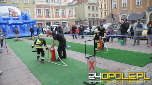 Opolski rynek był dziś areną strażackich zmagań