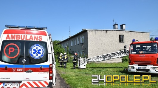 Dwie osoby ranne w wyniku pożaru w Brzegu