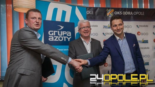 Grupa Azoty wesprze finansowo OKS Odrę Opole