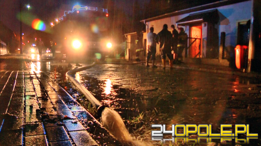 Ulewy na Opolszczyźnie, ponad 60 interwencji strażaków