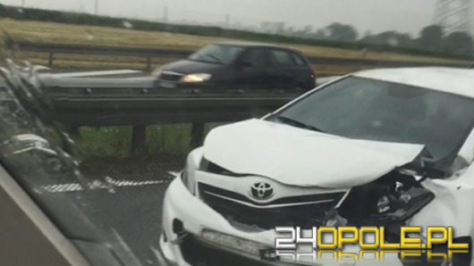 Wypadek na autostradzie. Utrudnienia w kierunku Wrocławia.