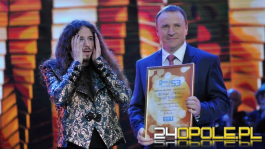 Michał Szpak z Grand Prix Publiczności Opole 2016 