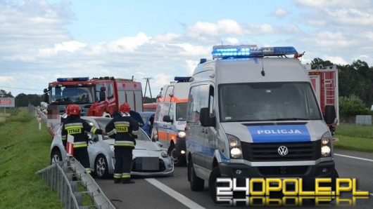 Dwie osoby ranne po wypadku na obwodnicy Opola