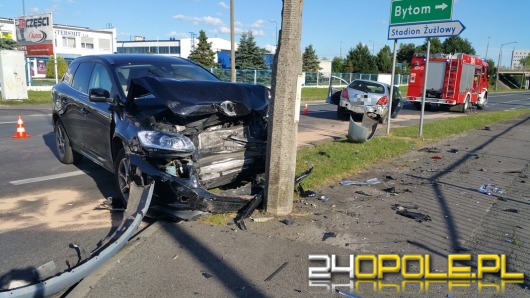 Dwie osoby ranne w wypadku na ul. Głogowskiej