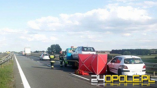 Kierowca lawety zginął na autostradzie A4