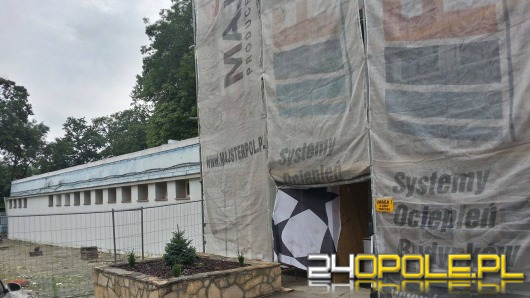 Trwa remont budynku klubowego Odry Opole