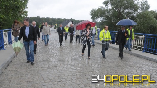 Most w Krasiejowie otwarty po remoncie