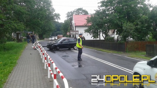 Pijany kierowca wjechał w barierki. Miał ponad 4 promile alkoholu! 