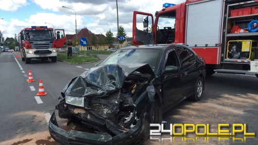 Mustang i skoda zderzyły się na ul. Sosnkowskiego