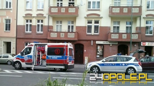 Potrącenie pieszego na ulicy Żeromskiego w Opolu. Nikomu nic się nie stało.