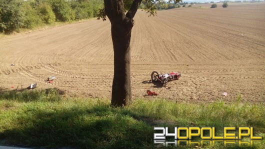 Motocyklista zginął w wypadku pomiędzy Skorochowem a Głębinowem