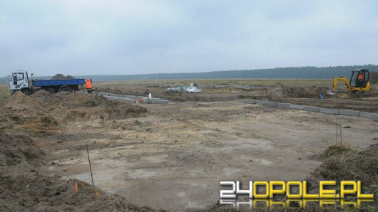 Budowa tymczasowej bazy LPR w Polskiej Nowej Wsi idzie pełną parą