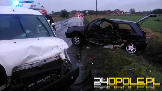 Kierowca volkswagena zginął w wypadku pod Krapkowicami