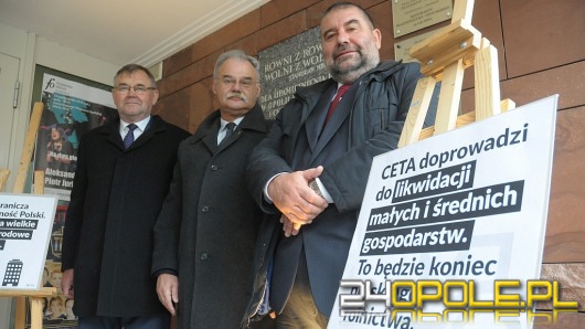 Opolski PSL: CETA zabije polskie rolnictwo!