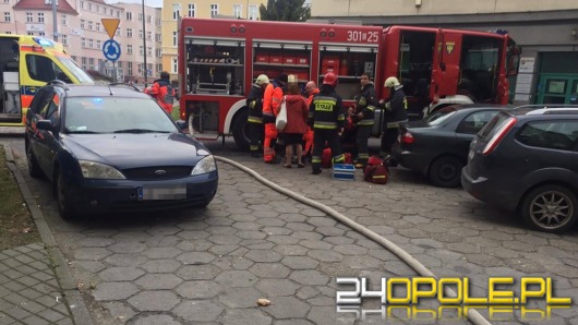 Pożar cukierni w centrum Opola