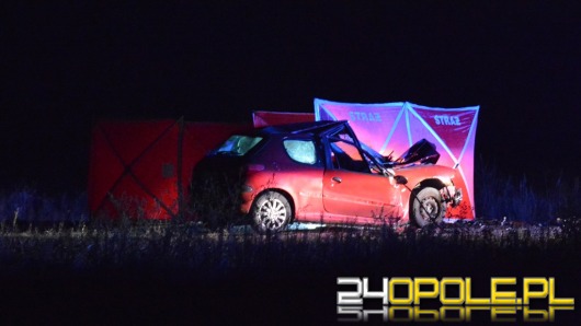 Kierowca peugeot zginął w wypadku pod Opolem