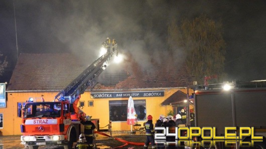 Pożar baru w Bierkowicach