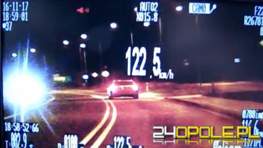 Przekroczył prędkość o 72 km/h. Stracił prawo jazdy.