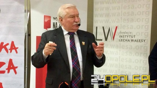 Lech Wałęsa w Opolu: "Kaczyńscy mają walkę we krwi"