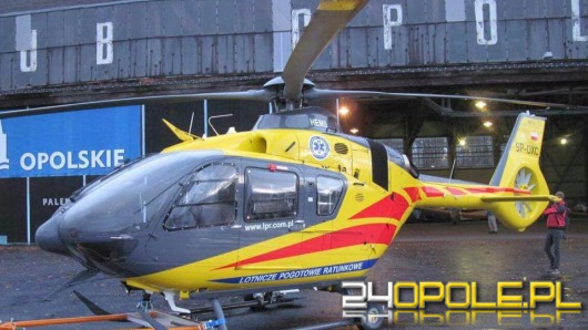 Helikopter LPR przyleciał już do bazy w Polskiej Nowej Wsi