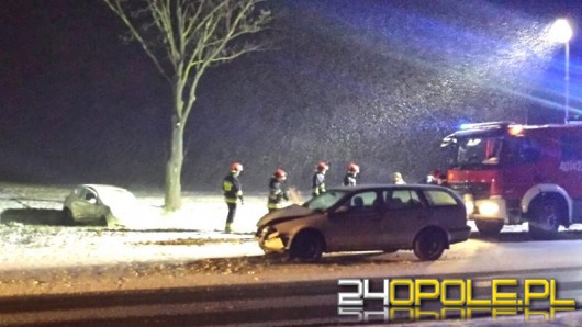 Dwa samochody zderzyły się na trasie Opole-Brzeg