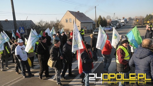 Duże Opole. Były dwie blokady drogi w Czarnowąsach, będzie głodówka?