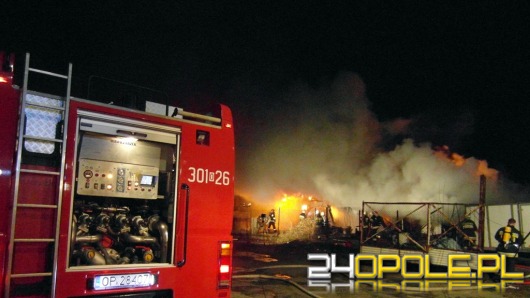 Pożar magazynu przy ul. Torowej