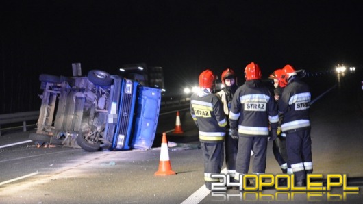 Autostrada A4 zablokowana po wypadku 