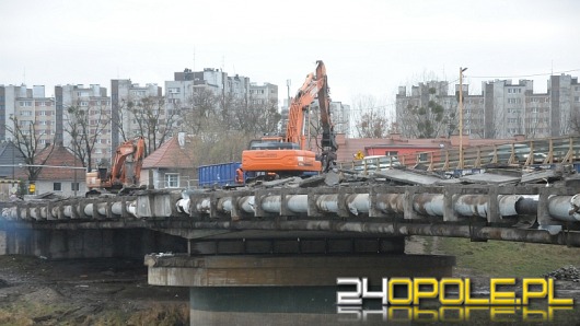  Ruszyły prace rozbiórkowe na moście na ul. Niemodlińskiej