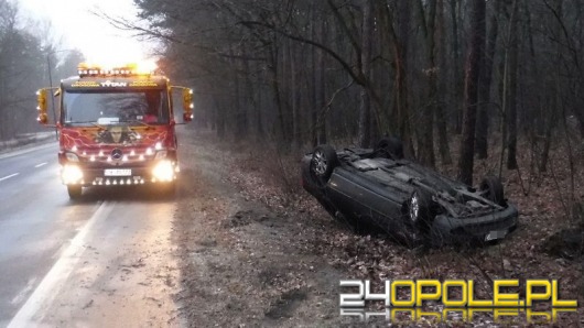 Ford dachował w Kędzierzynie-Koźlu