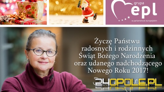 Danuta Jazłowiecka życzy radosnych Świąt Bożego Narodzenia