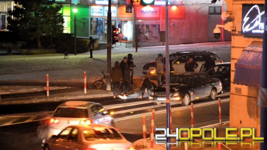 Pijany rowerzysta wjechał pod samochód na ul. Reymonta