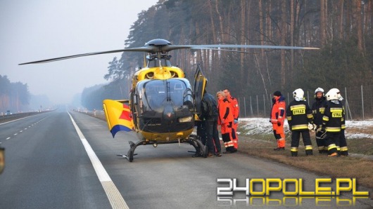 Zderzenie dwóch busów na autostradzie A4. Ranne 3 osoby.