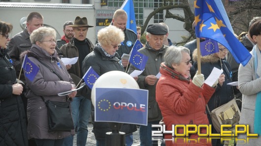 Opolanie wspólnie odśpiewali hymn Unii Europejskiej