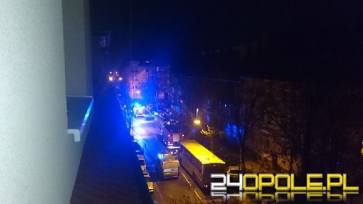 Nocny pożar BMW w Opolu