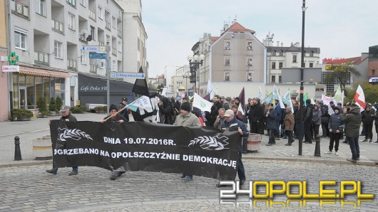  Kolejna manifestacja przeciwników powiększonego Opola za nami