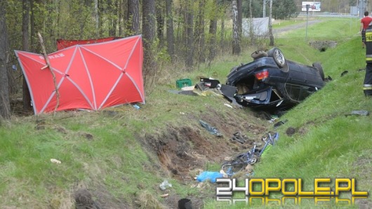 Pijany kierowca sprawcą wypadku w Grodźcu. Zginęła rowerzystka.