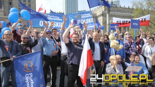 Opolanie protestowali na Marszu Wolności w Warszawie