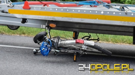 Potrącenie rowerzystki w gminie Skarbimierz