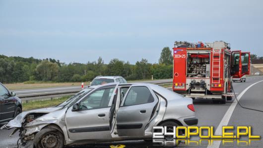 Uderzył w barierki na A4. Mieszkaniec Śląska w szpitalu