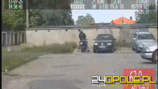 Próbował ucieczki motocyklem