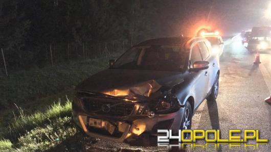 5 samochodów rozbitych na autostradzie