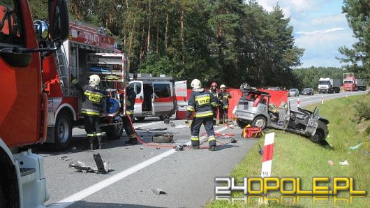 Śmiertelny wypadek pod Opolem. Zablokowana DK 45