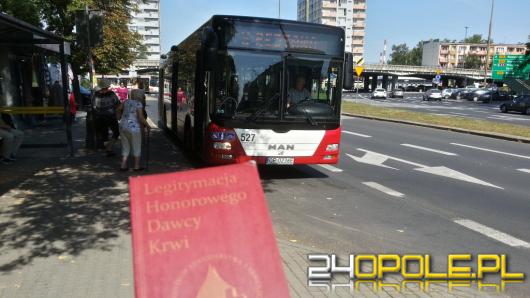 Honorowi krwiodawcy miejskimi autobusami będą jeździć za darmo