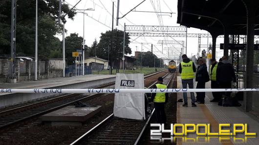 Zwłoki mężczyzny na peronie kolejowym w Strzelcach Opolskich