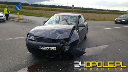  Wypadek przy wjeździe na autostradę A4, jedna osoba ranna 