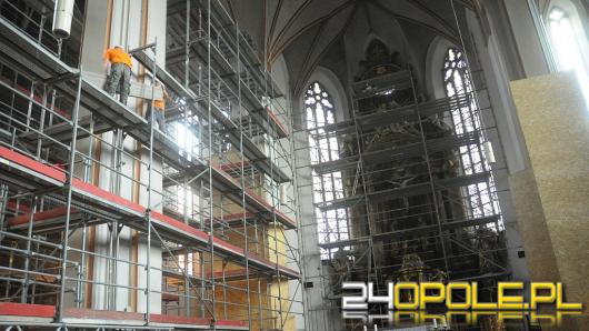 Trwa remont wnętrza Katedry Opolskiej