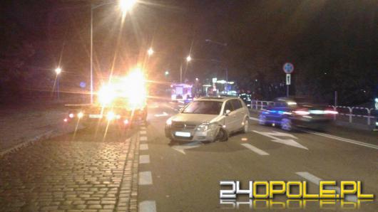 Pijany 25-latek zjechał na przeciwległy pas w Nysie. Ranna jedna osoba