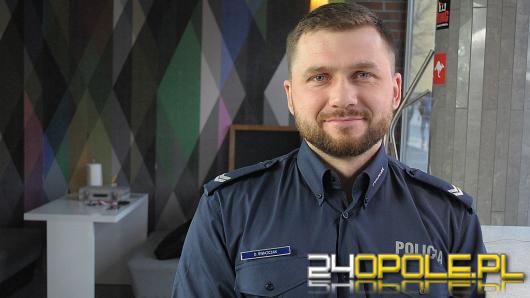 st. sierż. Dariusz Świątczak - zmieniajmy opony, nie wstydźmy się odblasków